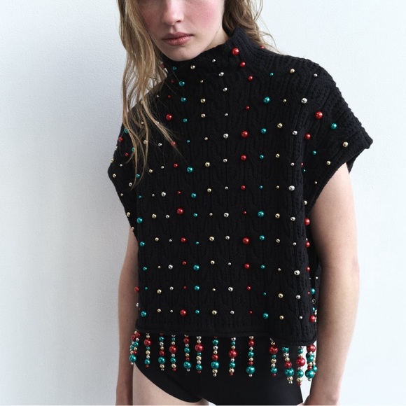 Pearl fringe sweater - Picture 2 of 7